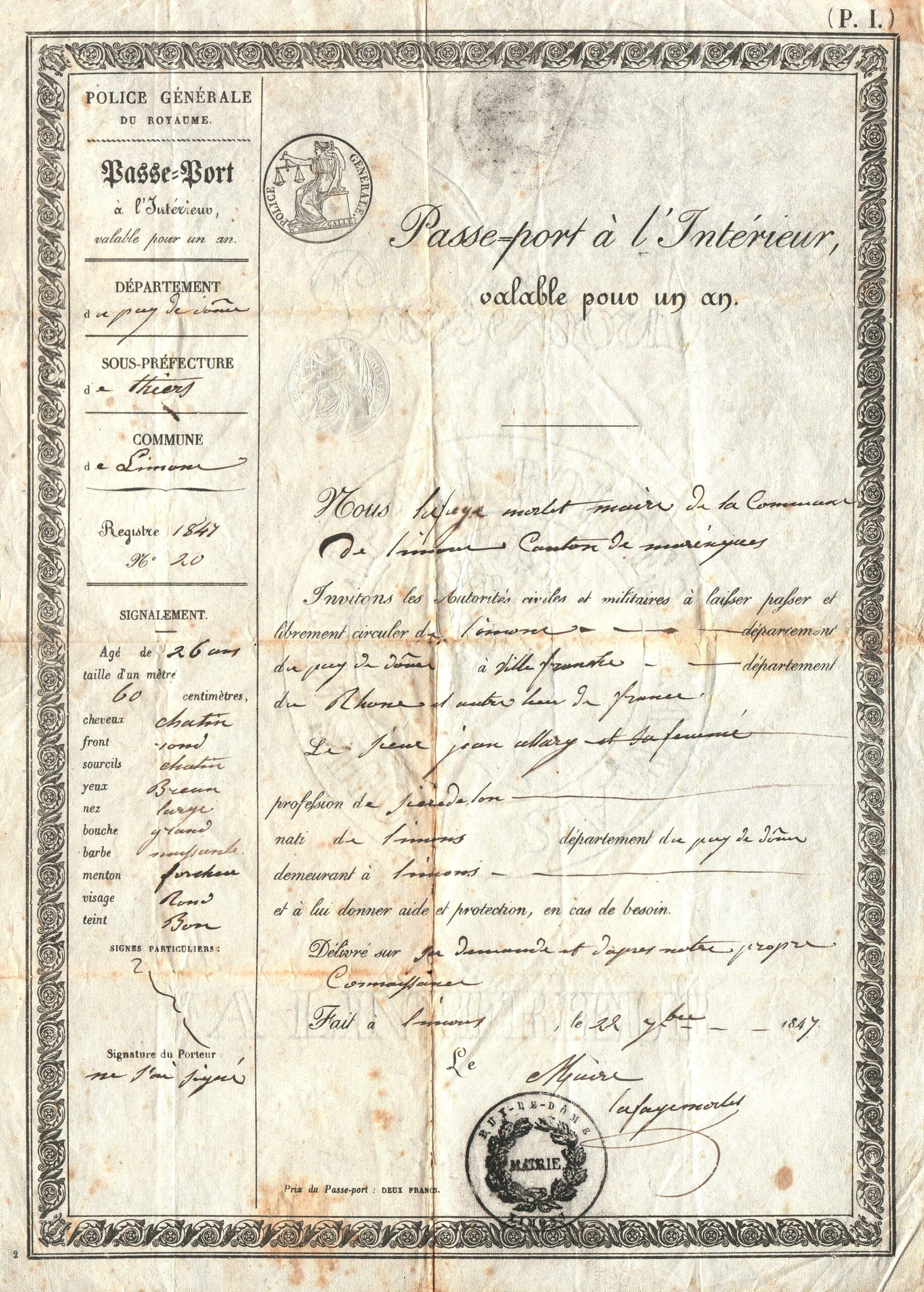 passport travel document