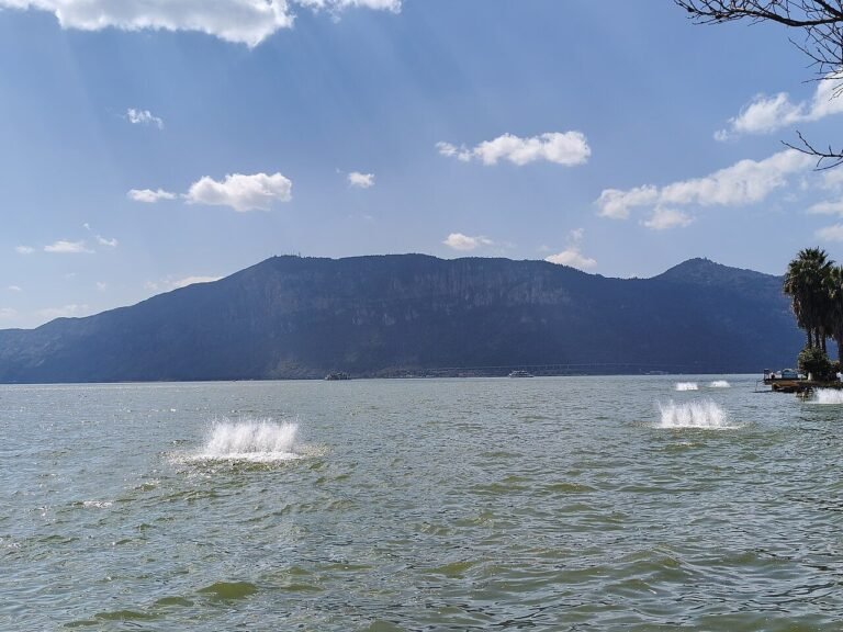 20260222 Kunming Dianchi Lake, looking at the West Mountain from the East Bank 02.jpg