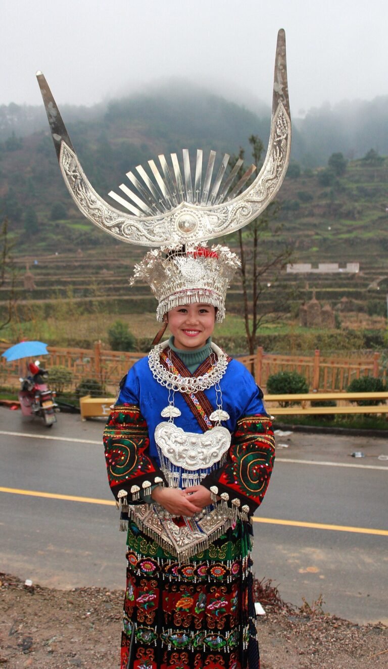 Danjiang, Miao village, girl at festival.jpg